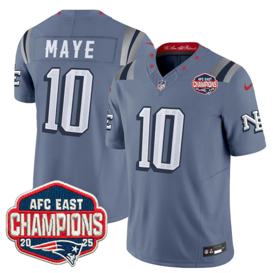 Men's NE 2025 "Rivalries" AFC East Champions Vapor Limited Jersey - All Stitched