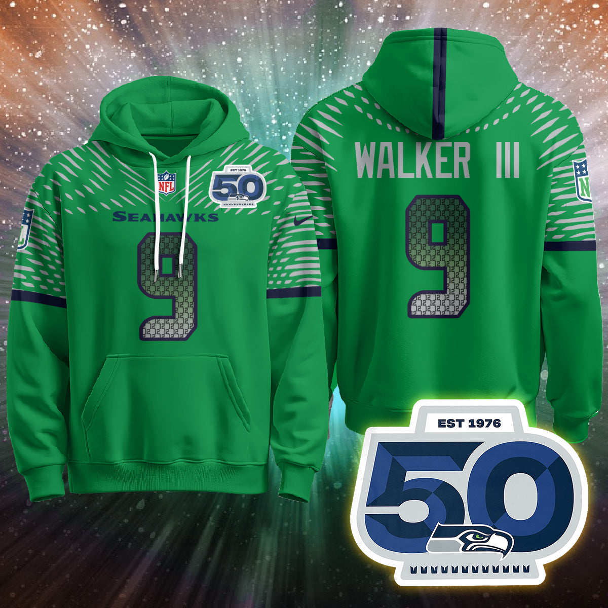 Seattle Seahawks Rivalries Vapor Limited Hoodie - Printed