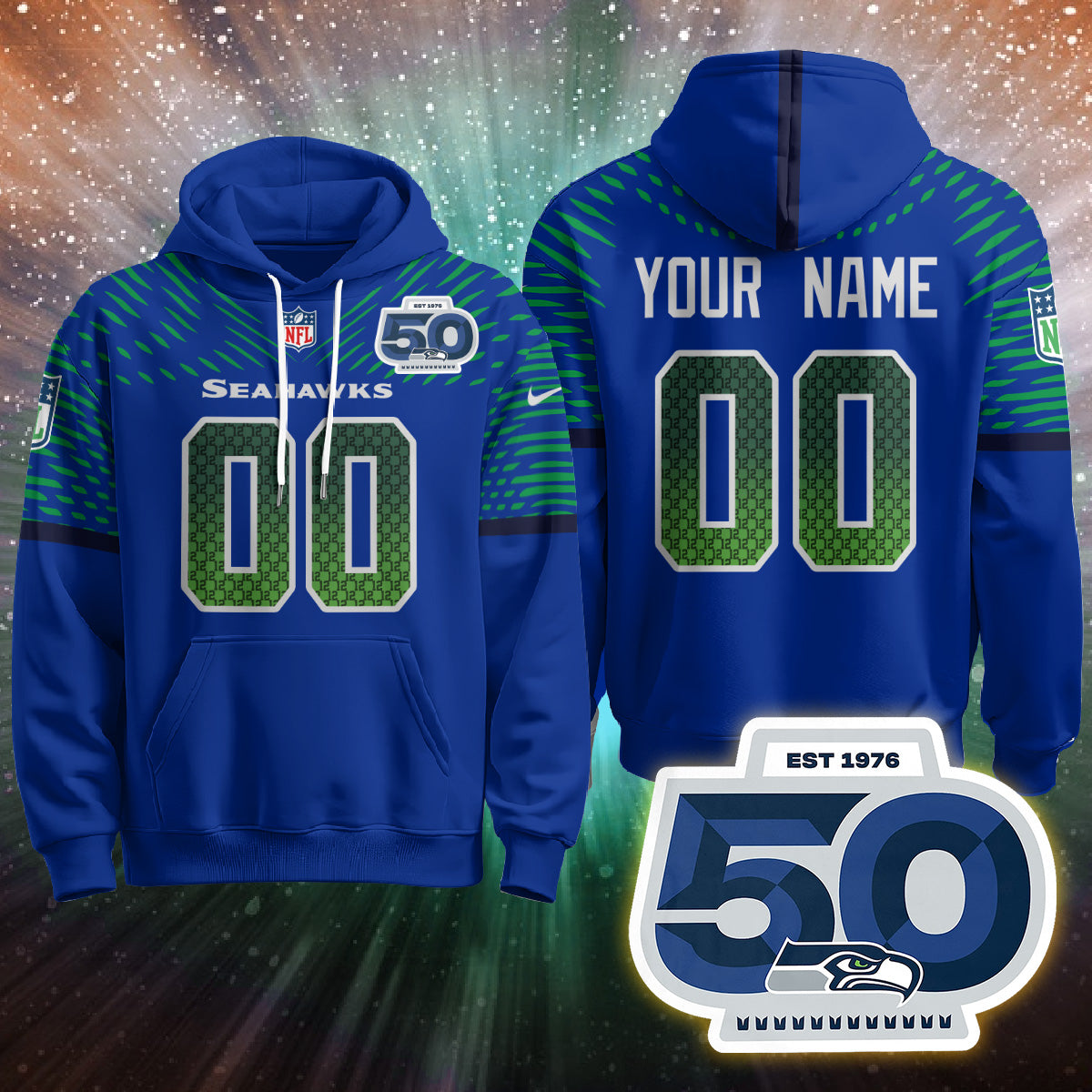 Seattle Seahawks Rivalries Vapor Limited Hoodie - Printed